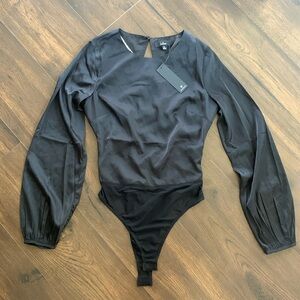 Lulu’s Long Sleeve Body Suit - Open/Tie Back!
